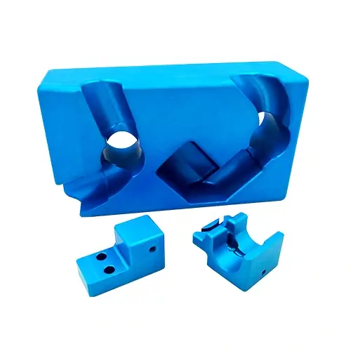 Anodizado color azul decorativo